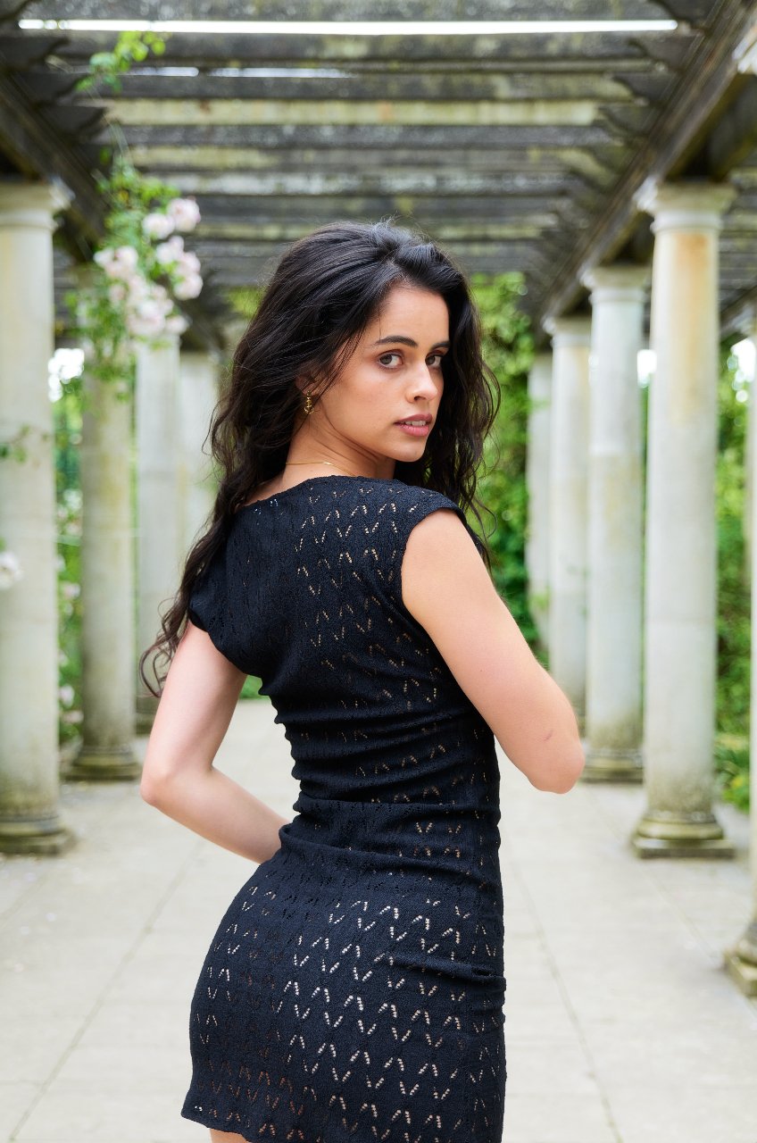 Erica Dress in Black Knit | Alchemy London 12