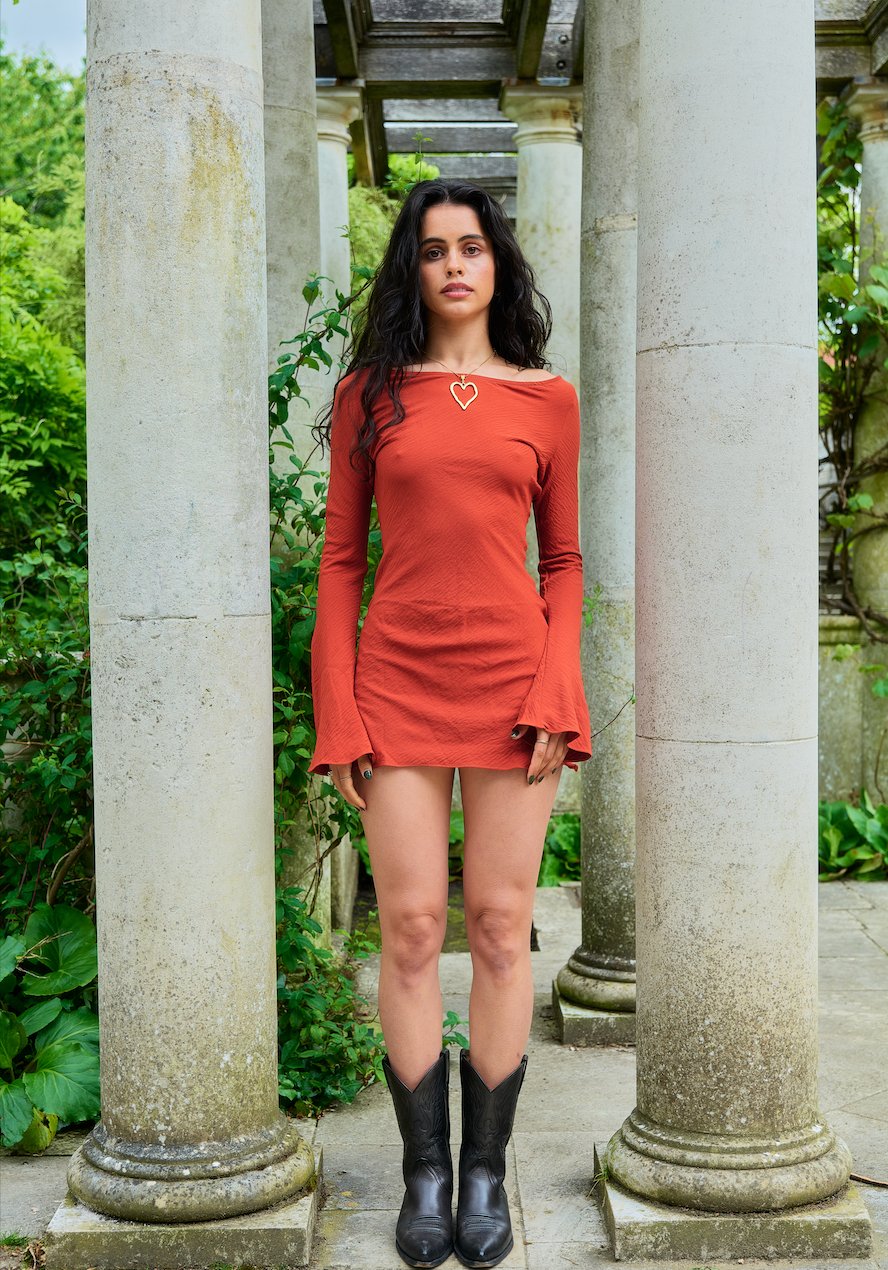 Gaia Dress in Chilli - Alchemy London