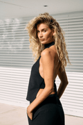 Gea Halter Top - Charcoal - Alchemy London