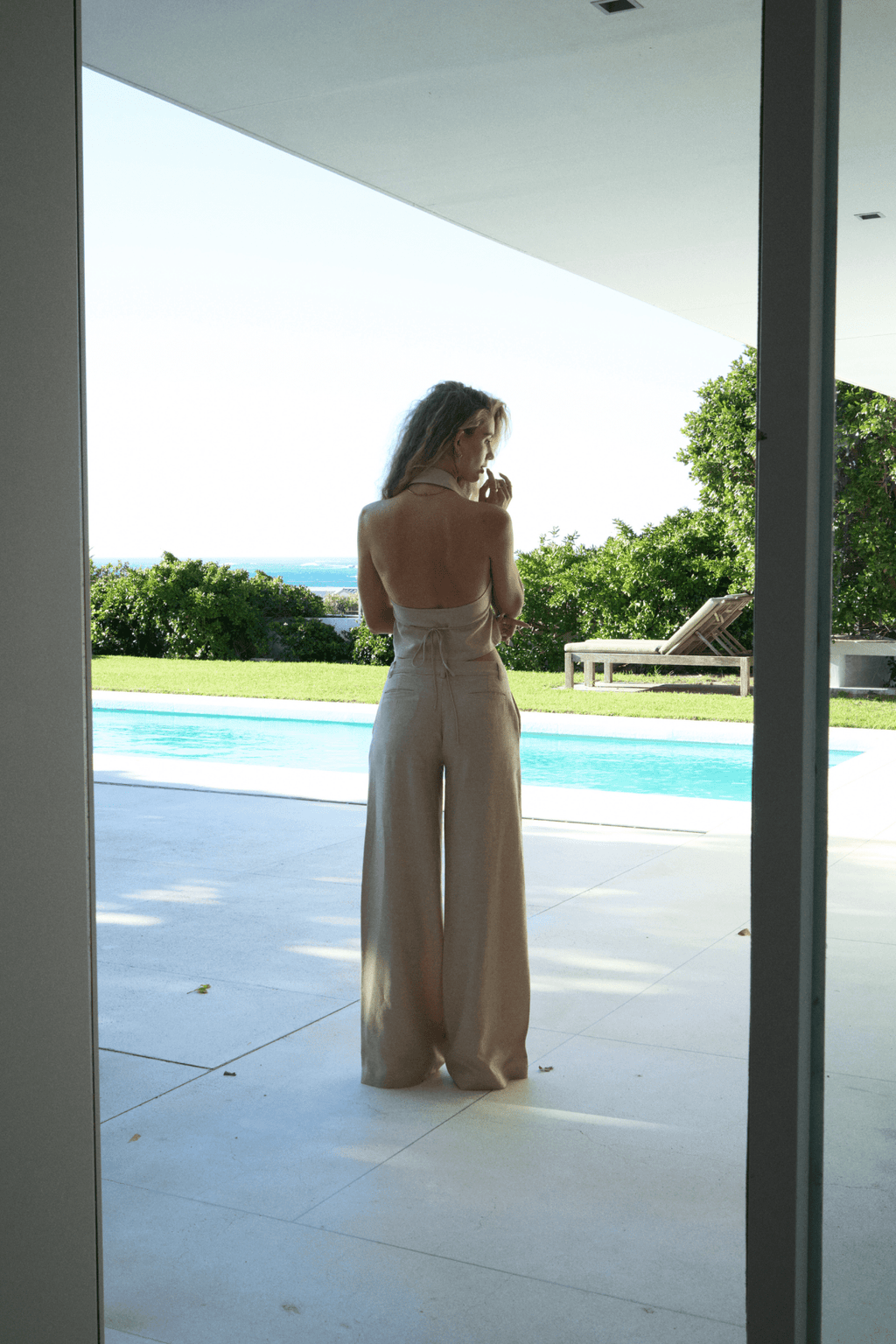 Gea Trousers - Sand - Alchemy London