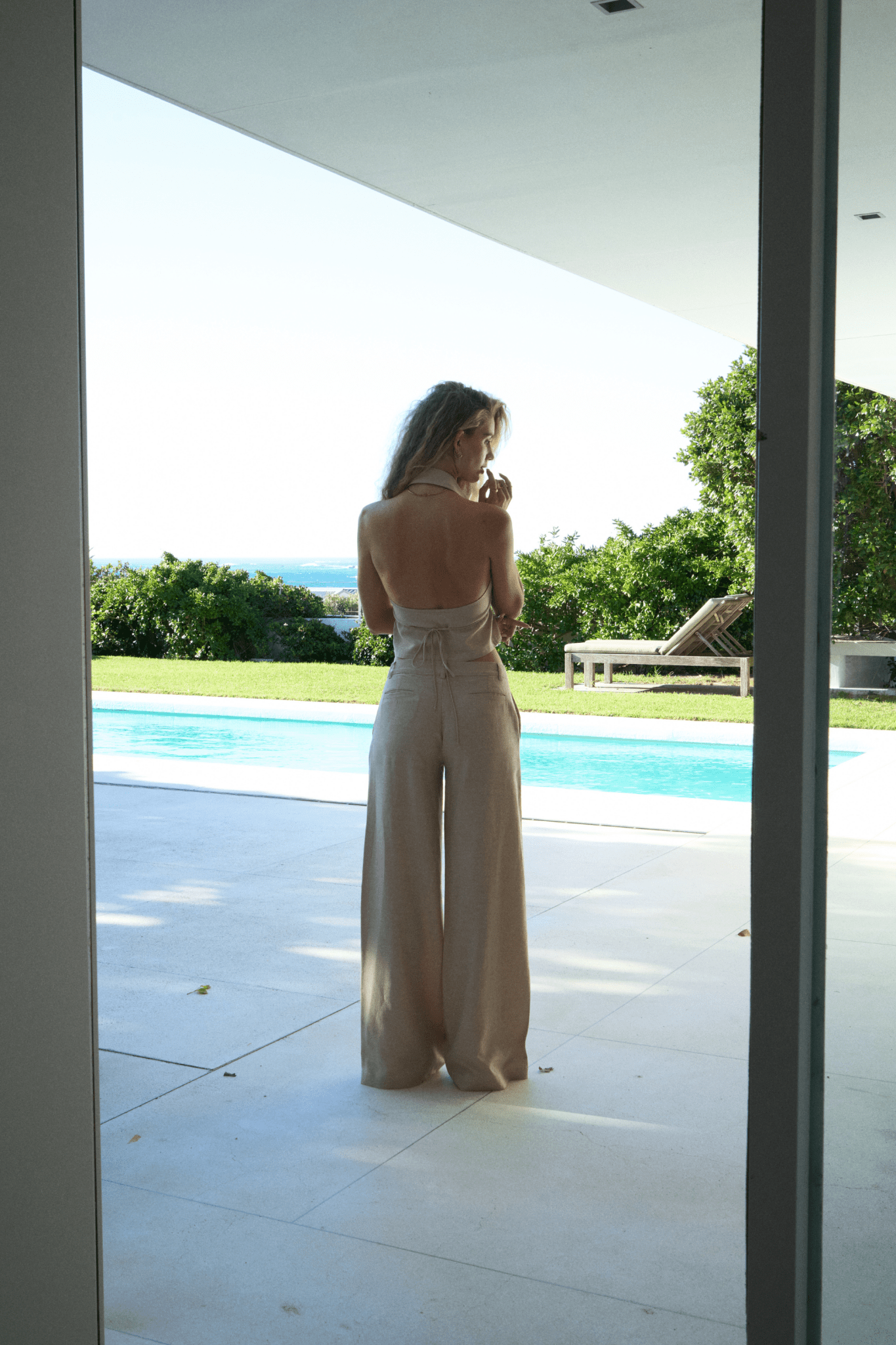 Gea Trousers - Sand - Alchemy London