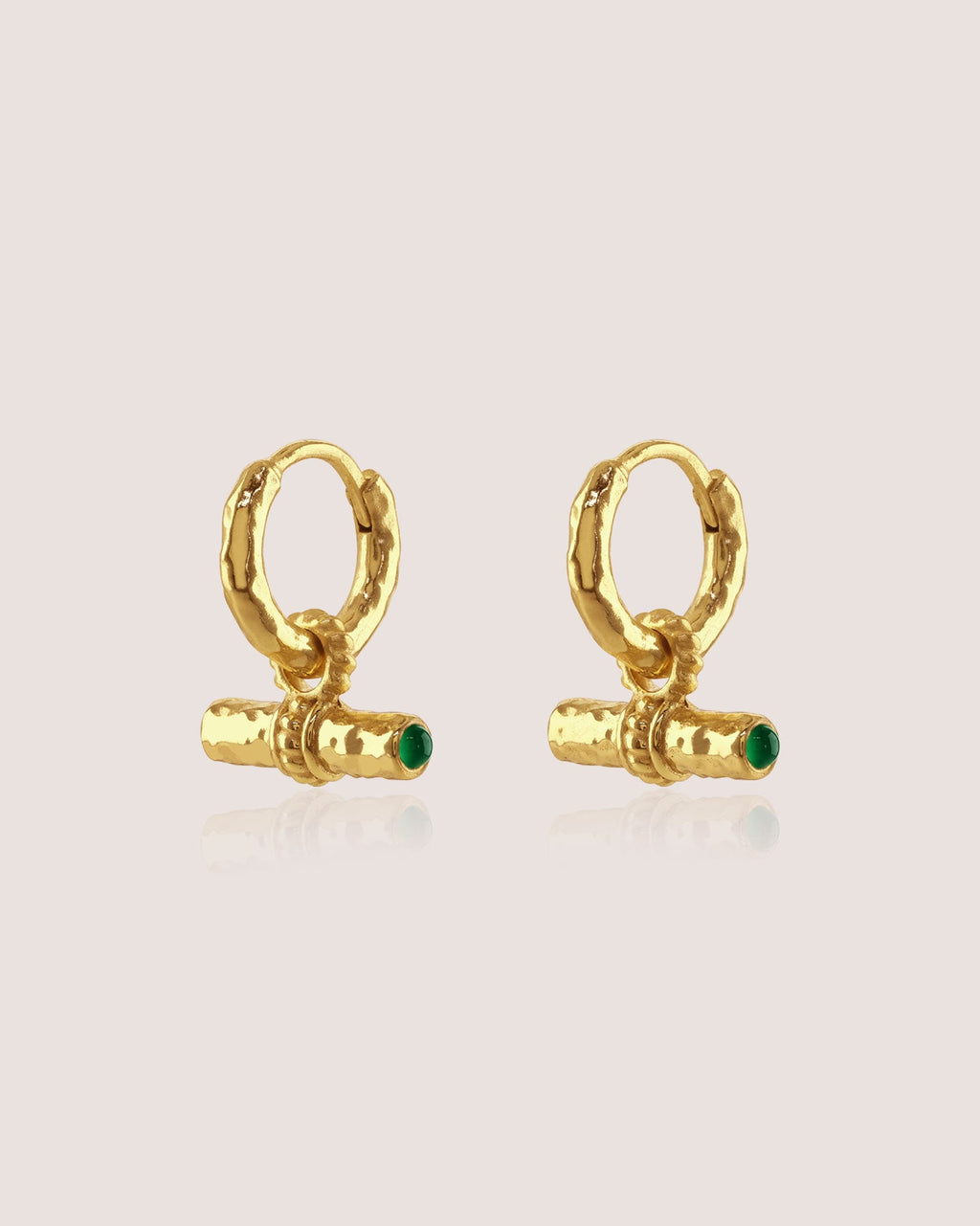 T-Bar Mini Hoops | Green