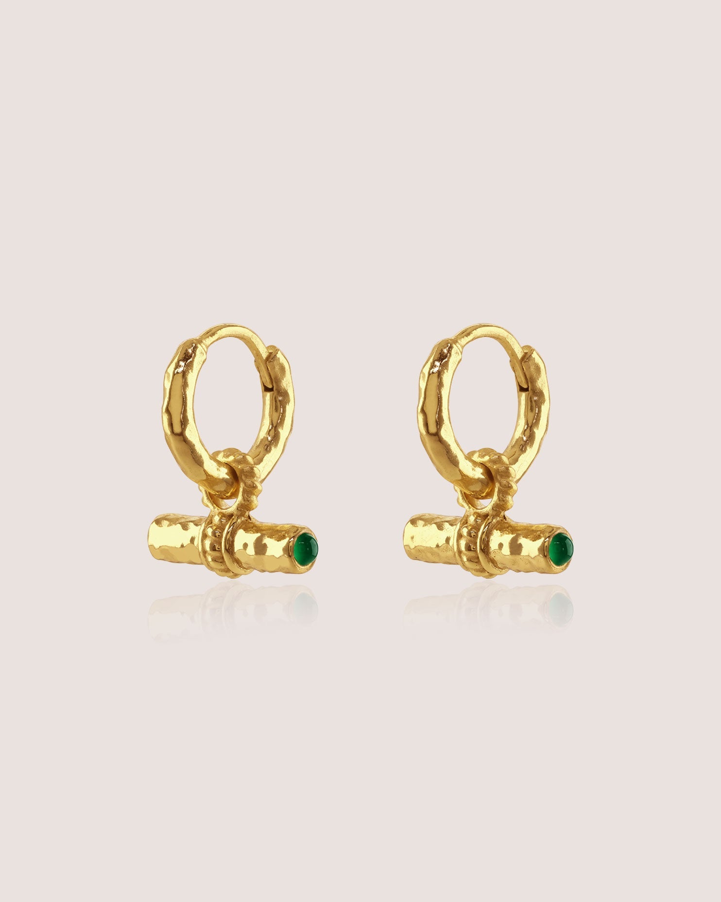 T-Bar Mini Hoops | Green
