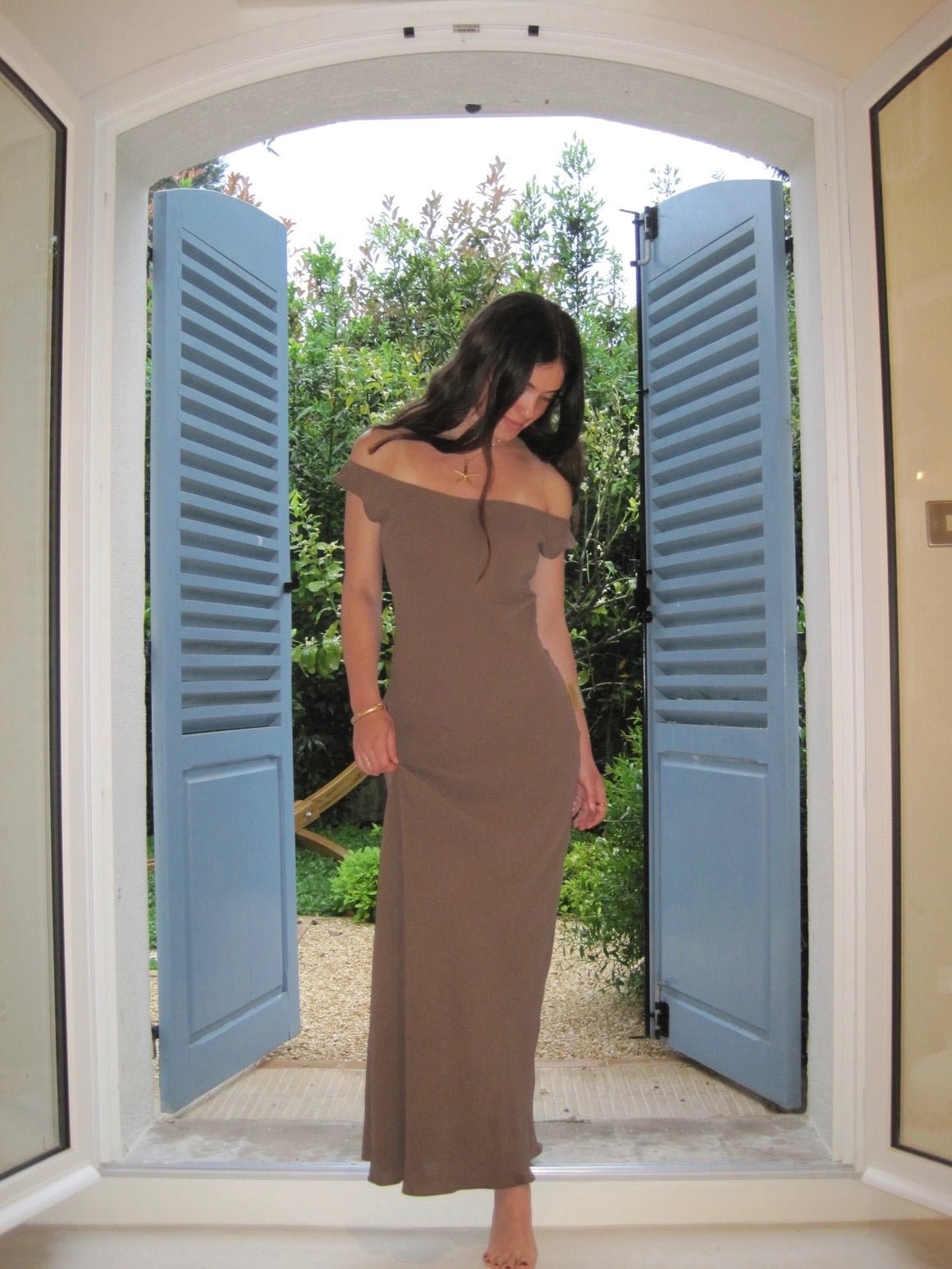 Rita Dress in Mocha - Alchemy London