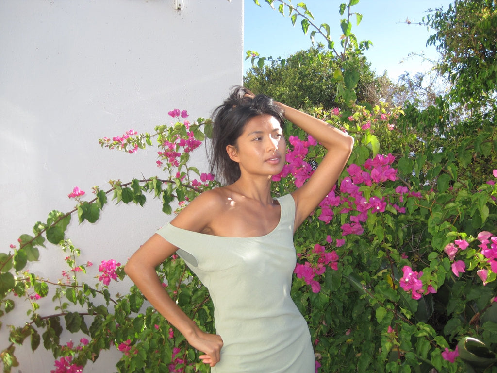 Rita Dress in Sage - Alchemy London
