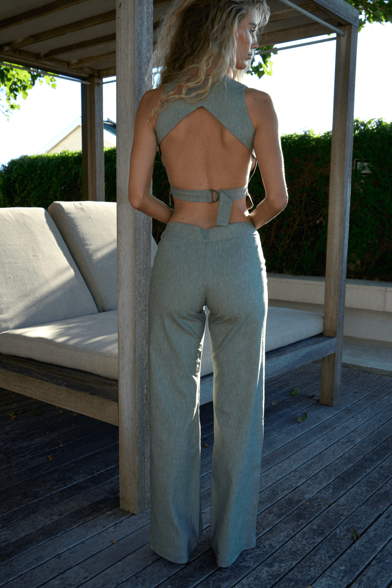 Sage Linen Suit - Alchemy London