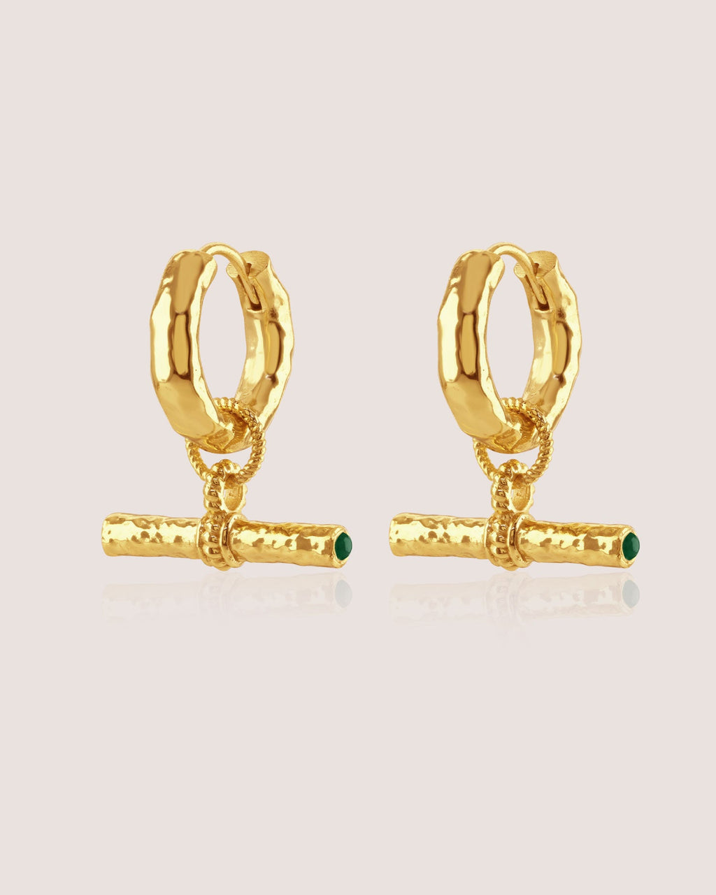 T-Bar Maxi Hoops | Green