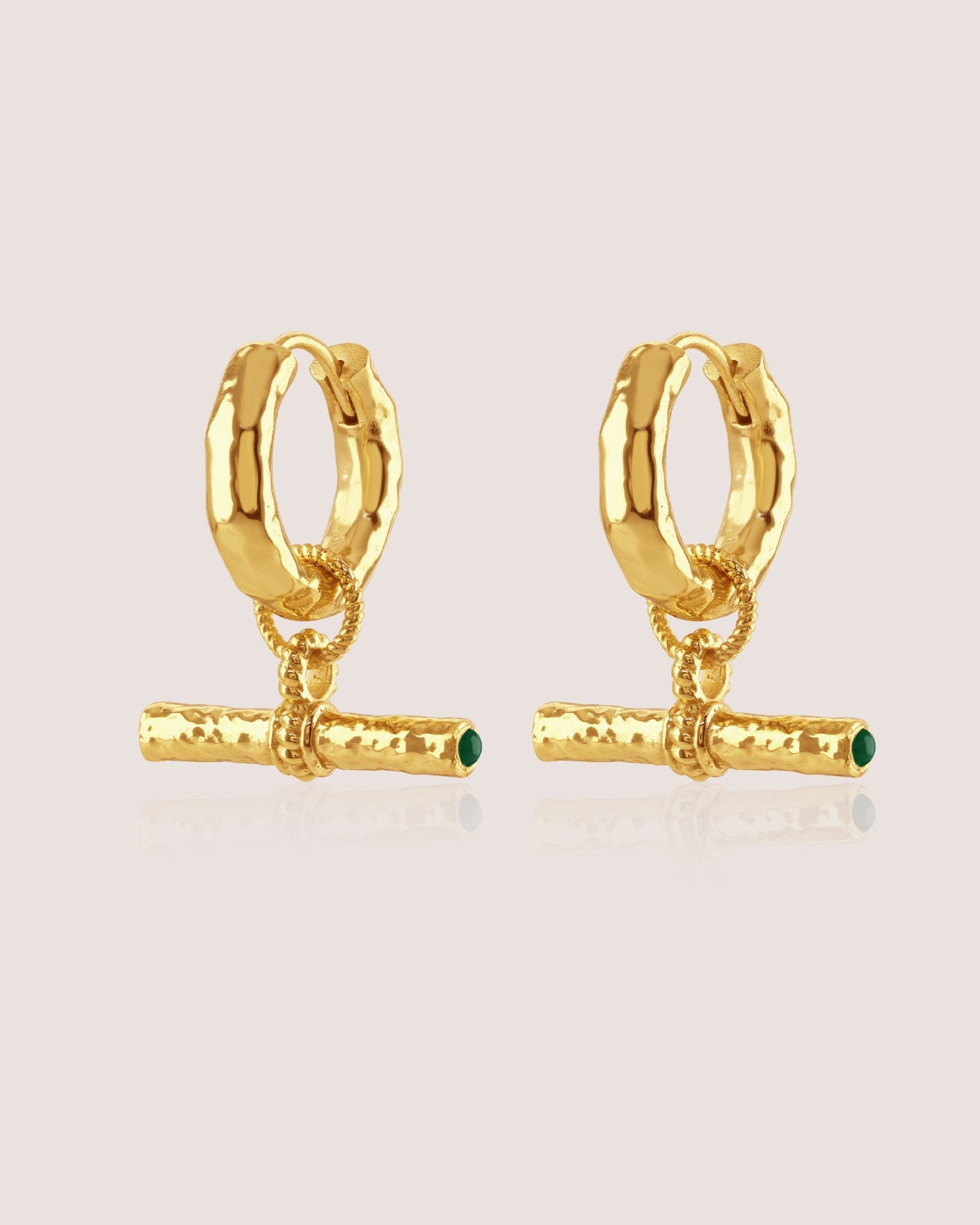 T-Bar Maxi Hoops | Green